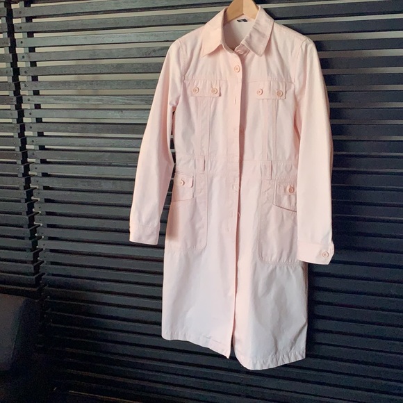 GAP Jackets & Blazers - GAP Heavy Cotton Twill Coat - Pale Pink/Blush